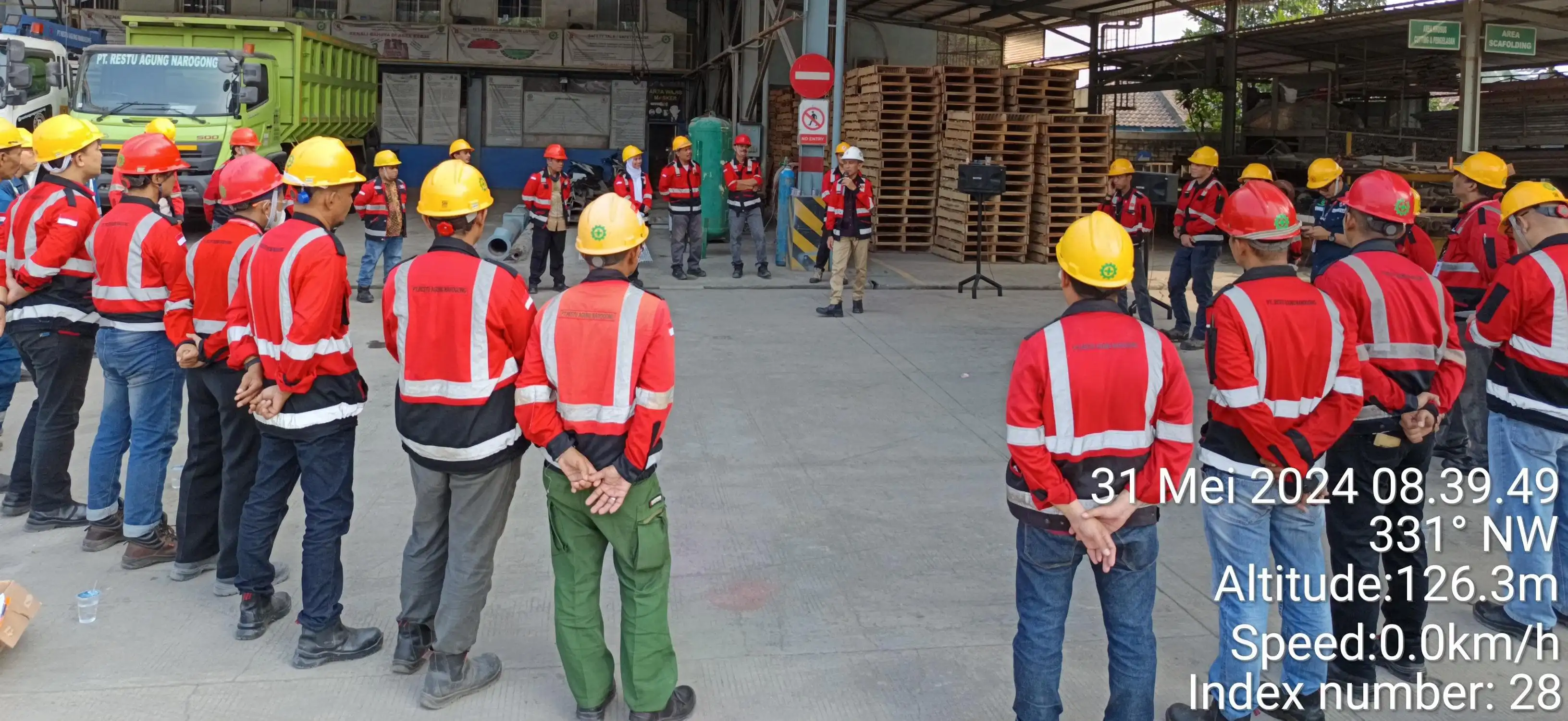 Konsistensi PT Restu Agung Narogong Dalam Menjalankan Safety & Health Talk Bulanan