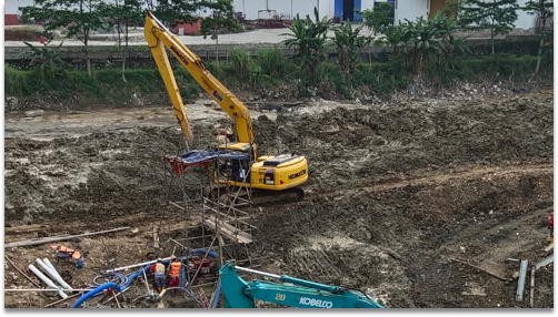 Pembuatan Water Intake PT. Solusi Bangun