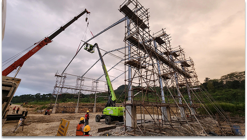 Pembangunan Gedung Buffer Stock Shale PT Solusi Bangun Indonesia