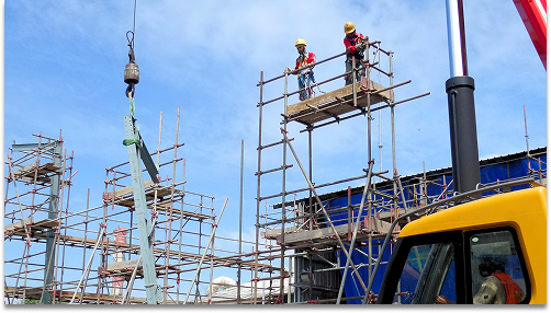 Pembangunan Batching Plant PT Holcim Indonesia